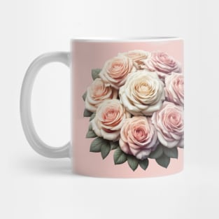beautiful bunch of roses in a bouquet Mug